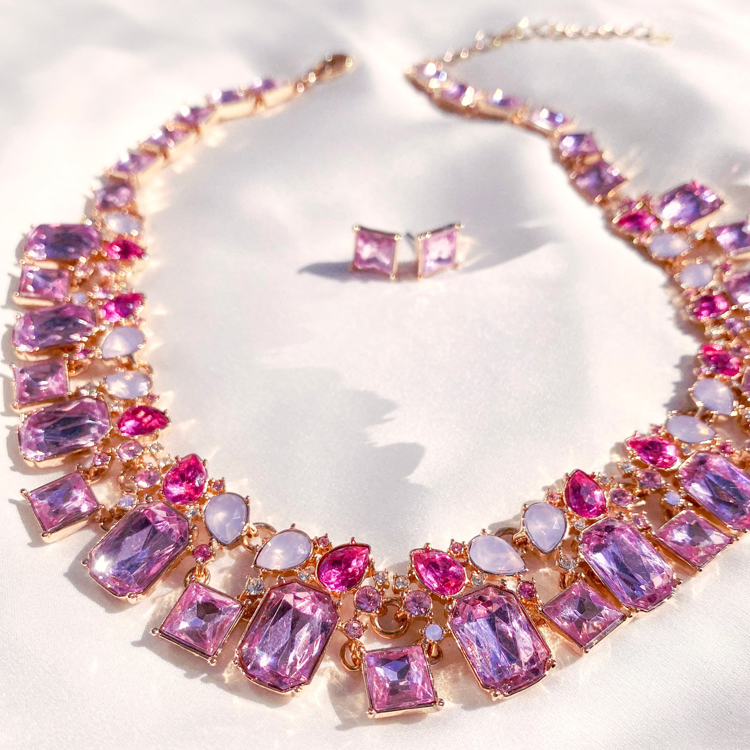 Vòng cổ pha lê trang sức đi tiệc thời trang Hity