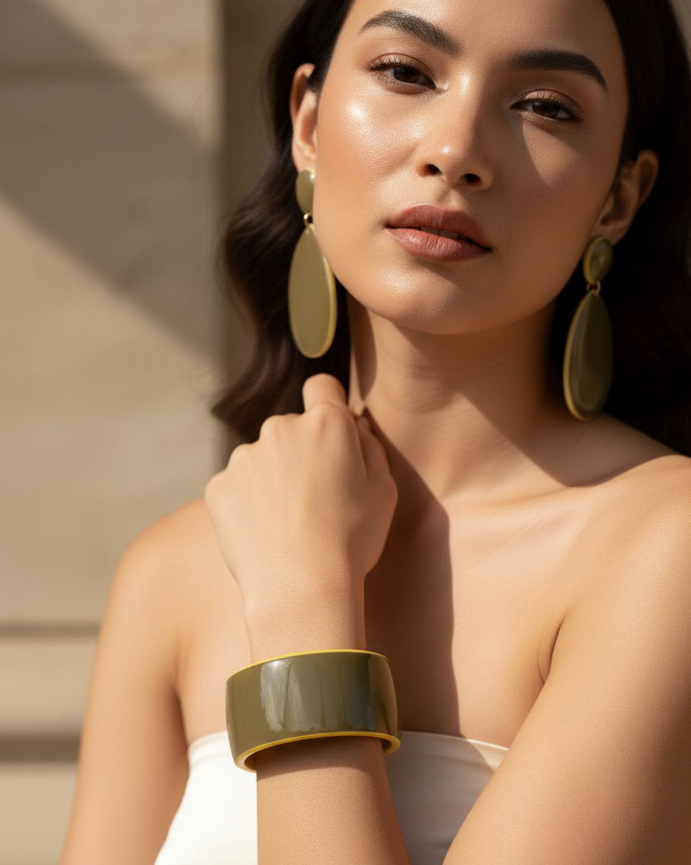 Vòng tay sơn mài trang sức thủ công handmade thời trang Hity