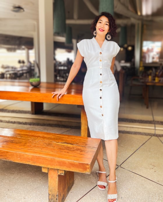 Đầm Ôm Tweed Thanh Nhã DRE084
