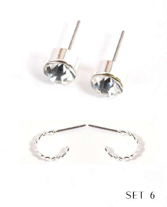 Bộ Bông Tai Nụ Zirconia ACC030 - Hity