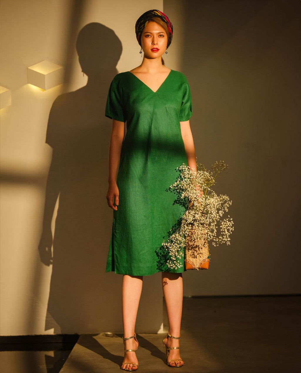 Đầm Suông Linen Tre DRE163 - Hity