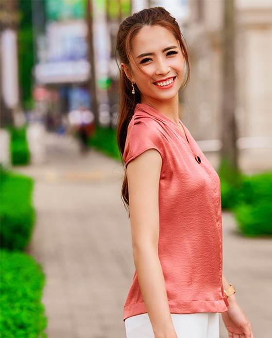 Áo Xếp Ly Vai Nam Du TOP162 - Hity