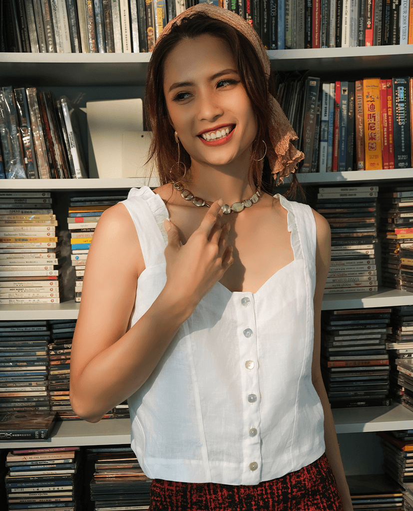 Áo Croptop Linen Nắng TOP186 - Hity