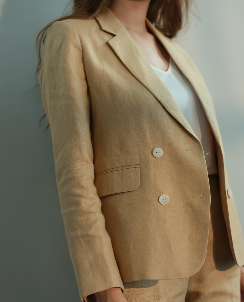 Áo Vest Blazer Linen Mộc Lan TOP169