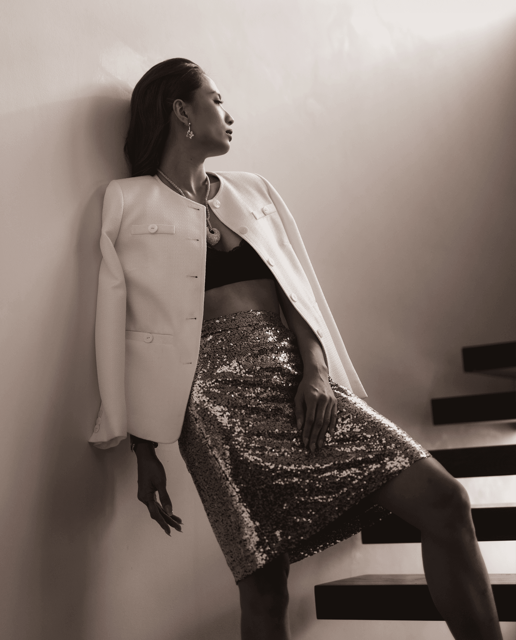 Áo Jacket Tweed Hà Giang TOP187 - Hity