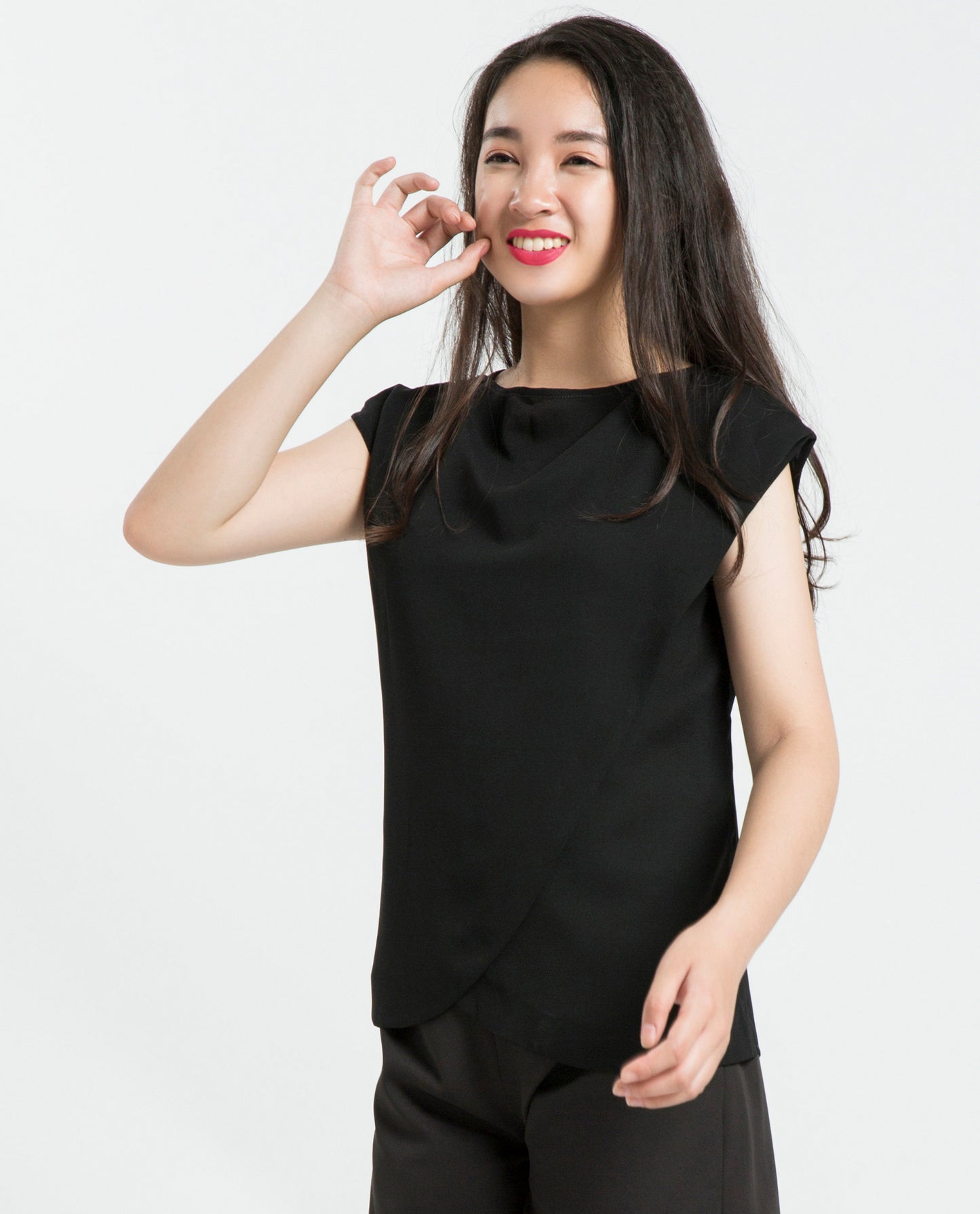 Áo kiểu đắp vạt Thời trang thiết kế Hity