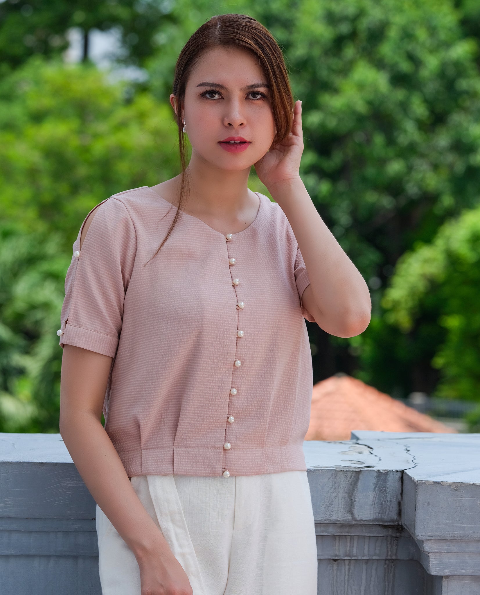Áo kiểu công sở đẹp kiểu bo | Thời trang thiết kế Hity