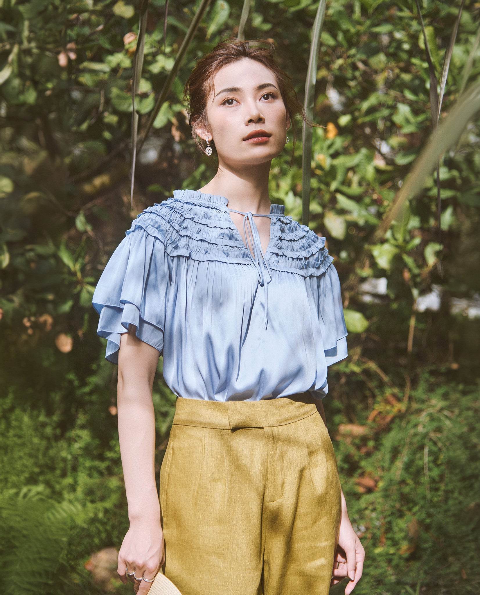 Áo Lụa Nhún Vân TOP221 - Hity