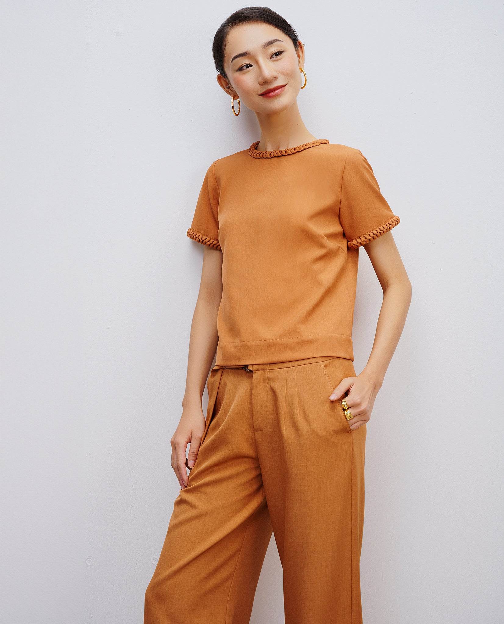 Áo Cổ Tròn Mộc Ban TOP213 - Hity