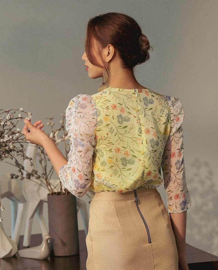 Áo Nhún Vai Soleil TOP183 - Hity