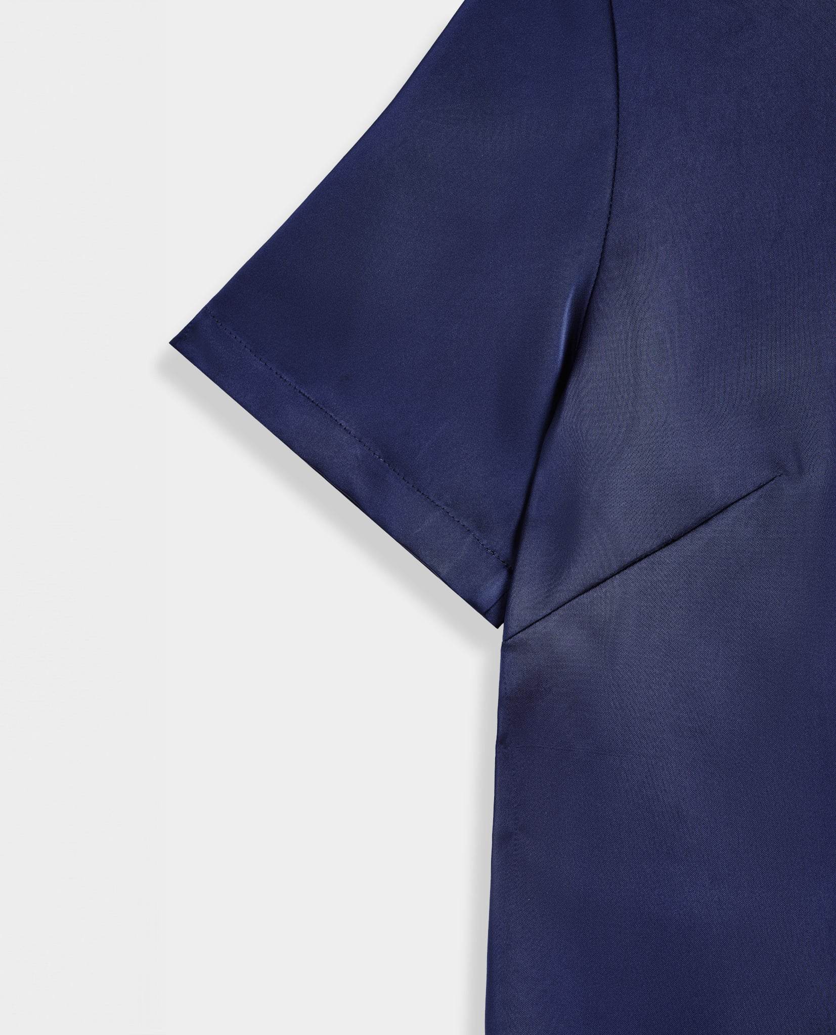 Áo Suông Cổ Tròn Lam TOP216 - Hity