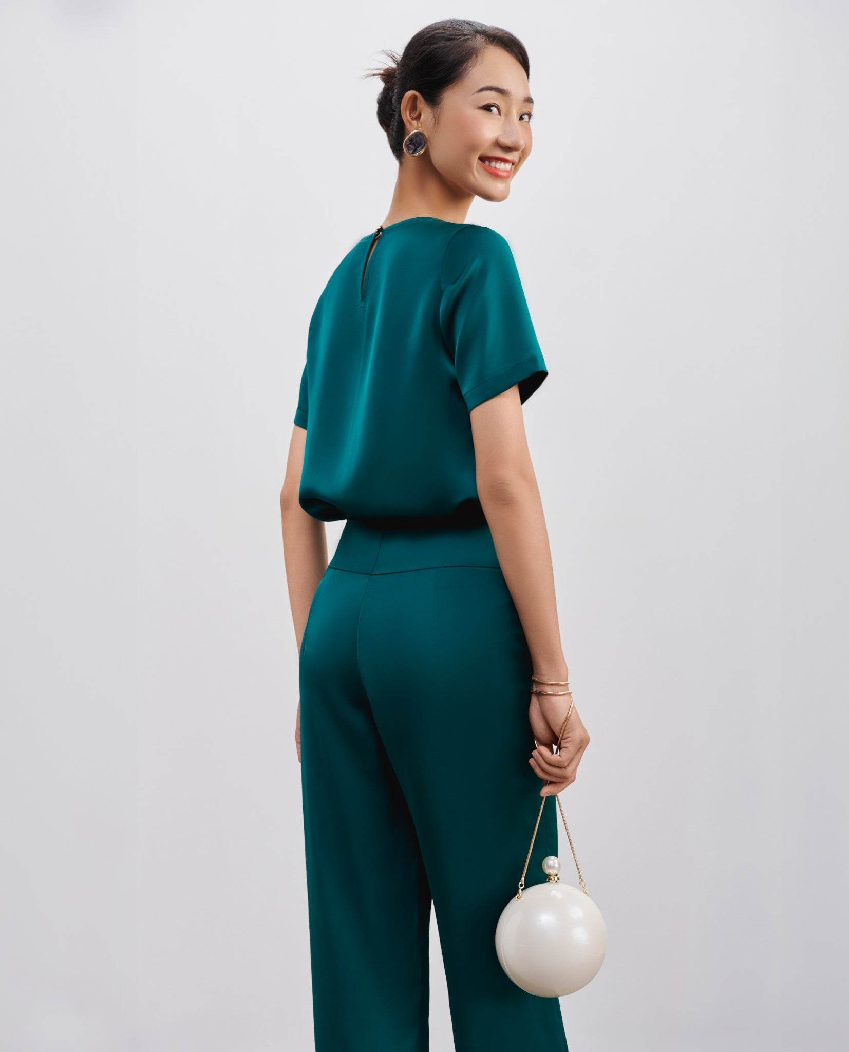 Áo Suông Cổ Tròn Cúc Phương TOP216 - Hity