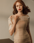 Áo Peplum Tweed Hương Giang TOP184 - Hity