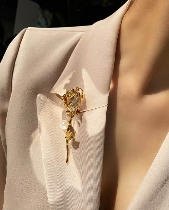 Cài Áo Hoa Hồng Secret ACC139 - Hity