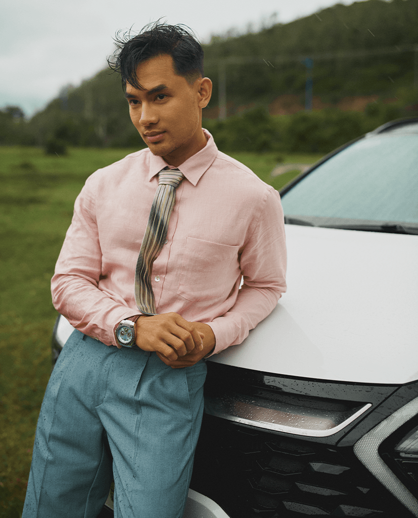 Áo Sơ Mi Linen Hồng Sa TOPM05 - Hity