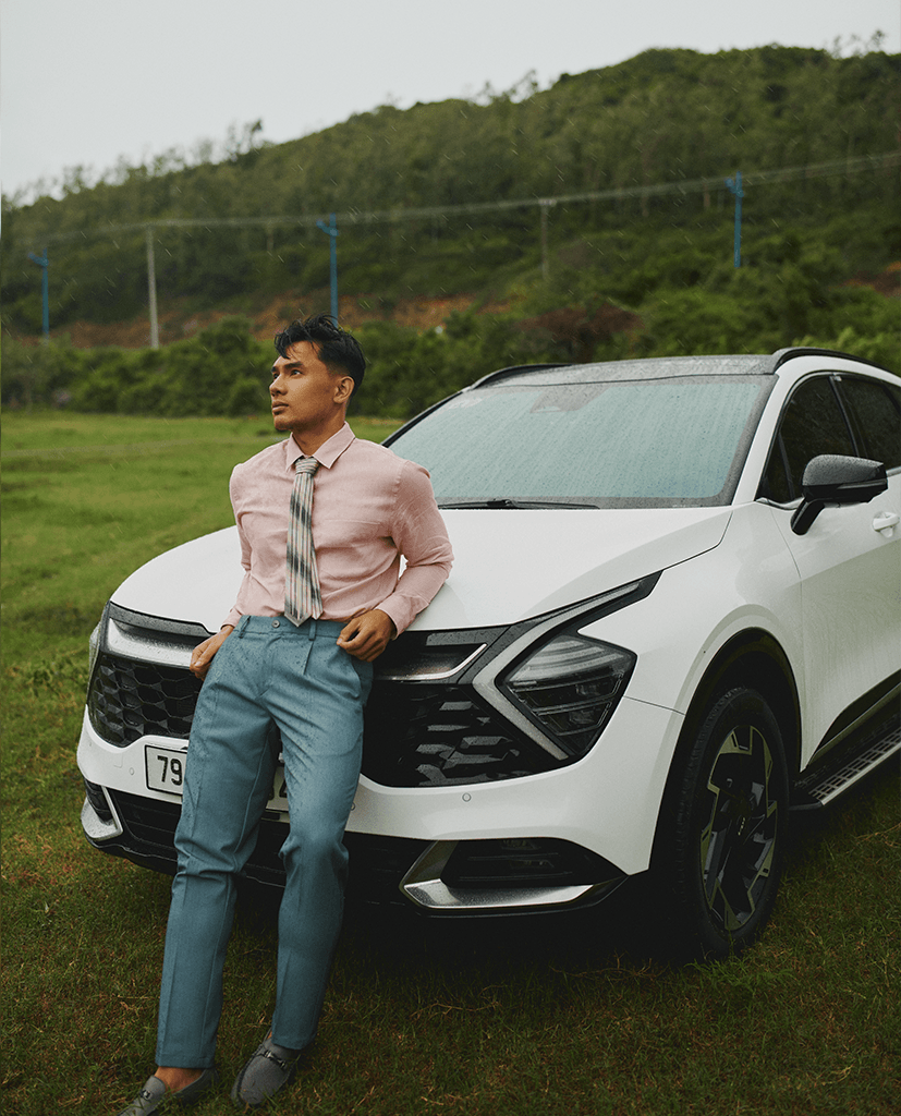 Áo Sơ Mi Linen Hồng Sa TOPM05 - Hity