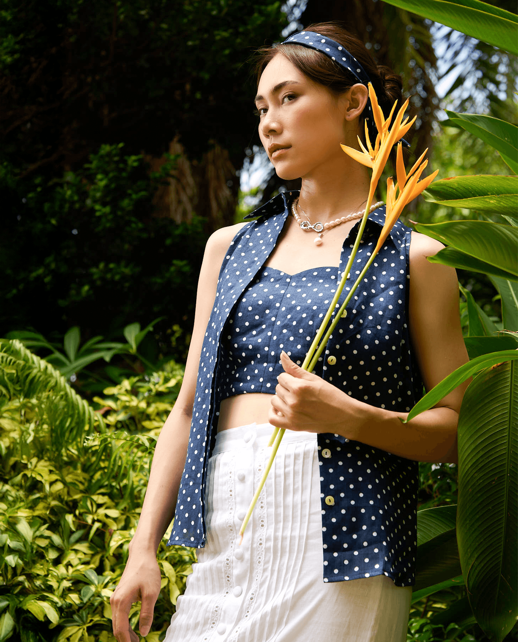 Áo Sơ Mi Halter Linen Hải Tinh TOP159 - Hity