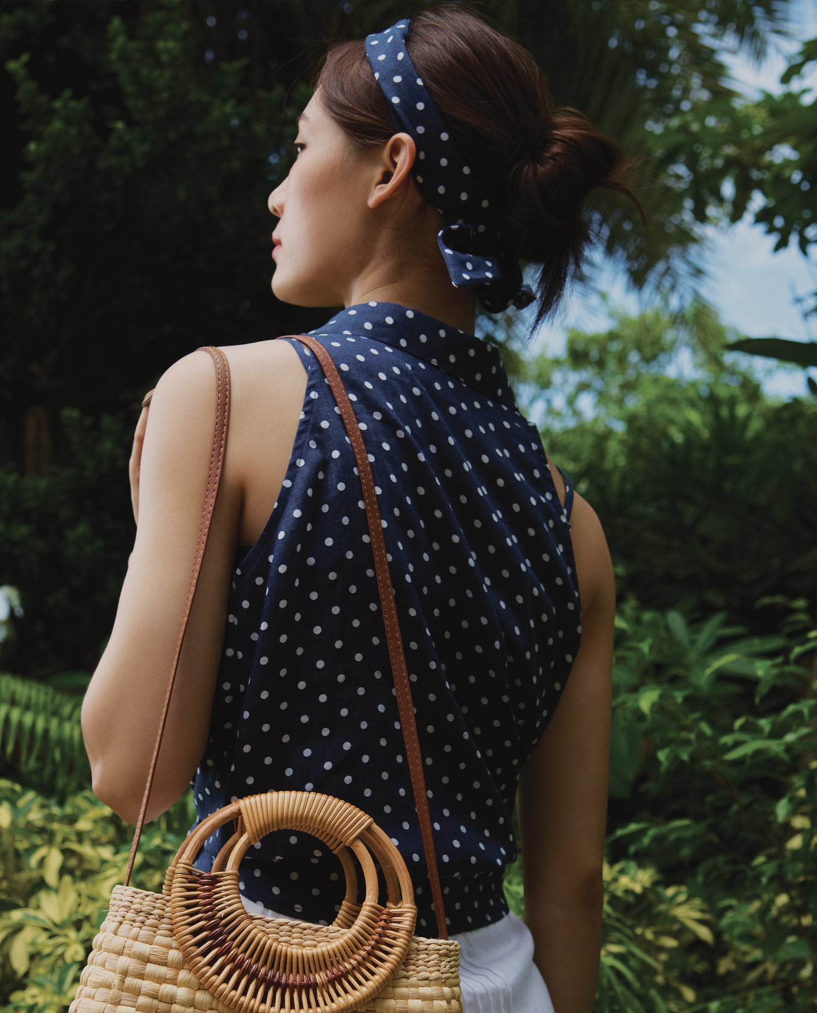 Áo Sơ Mi Halter Linen Hải Tinh TOP159 - Hity