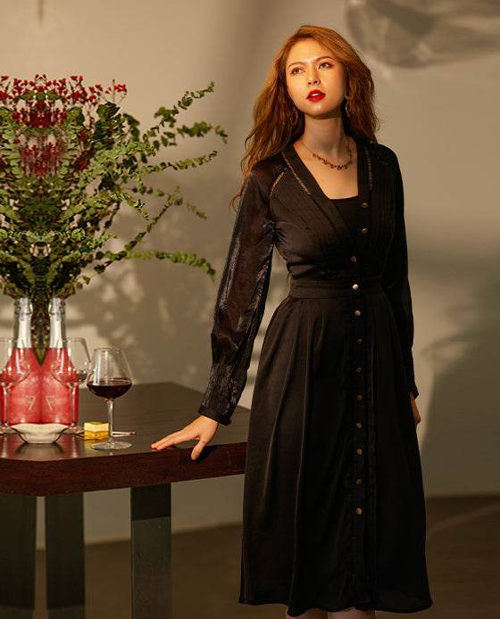 Đầm Midi Lụa Rachele DRE154 - Hity