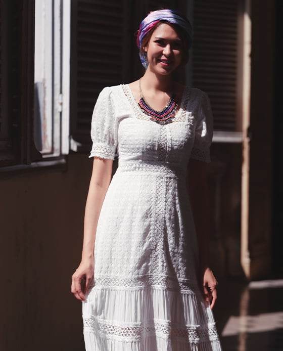 Đầm Maxi Cotton Nguyệt DRE119 - Hity