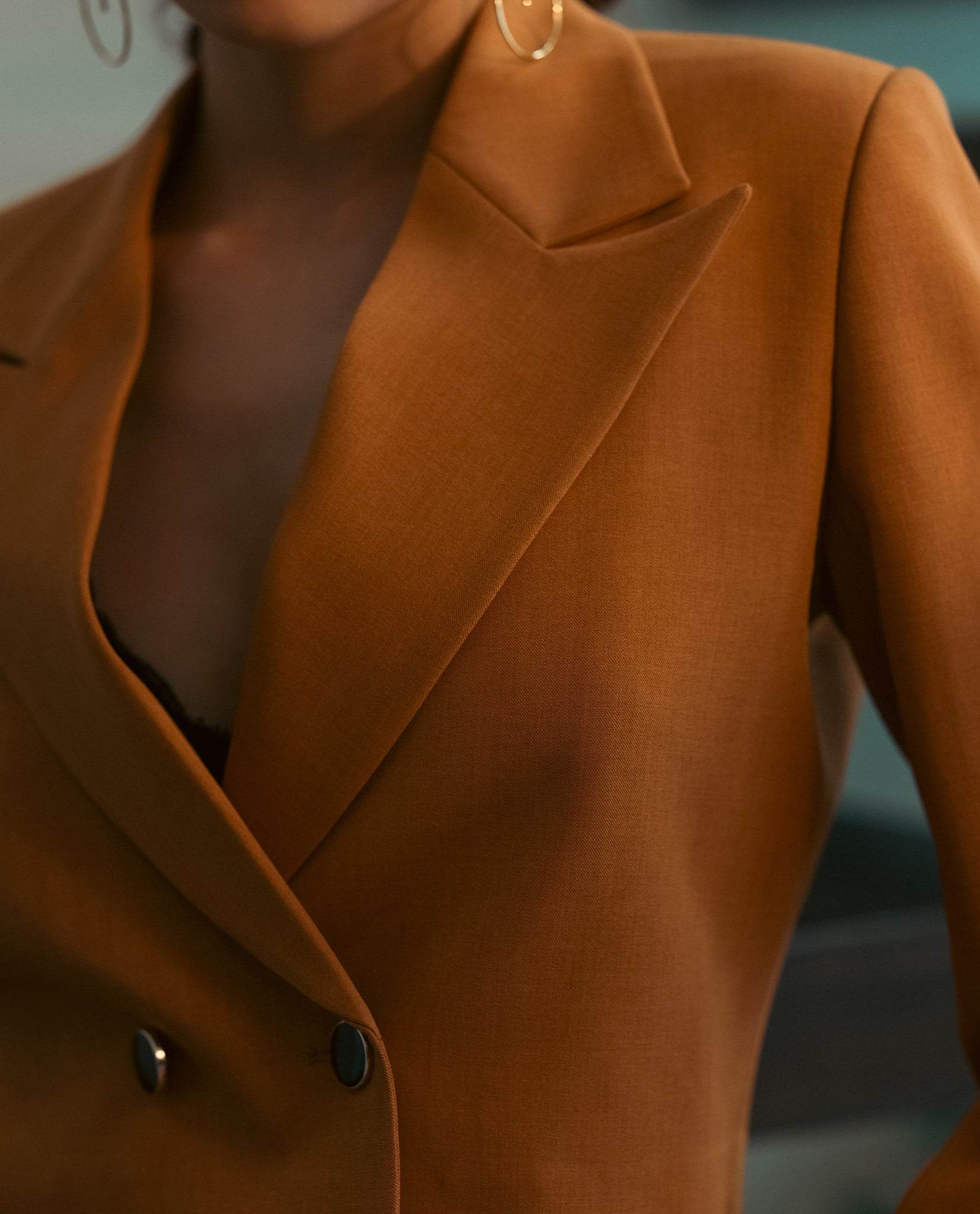 Áo Blazer Crop Mộc Ban TOP176 - Hity