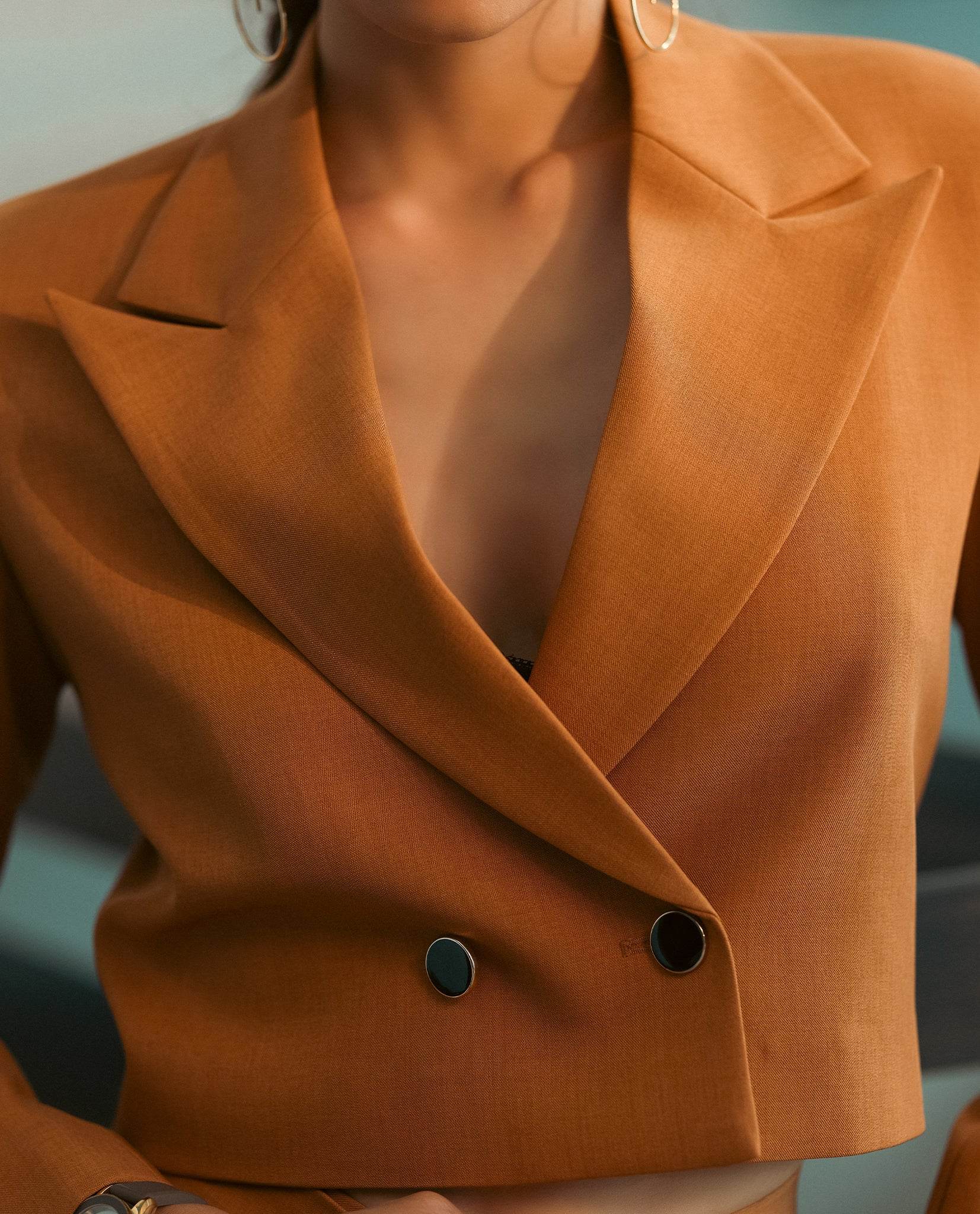 Áo Blazer Crop Mộc Ban TOP176 - Hity