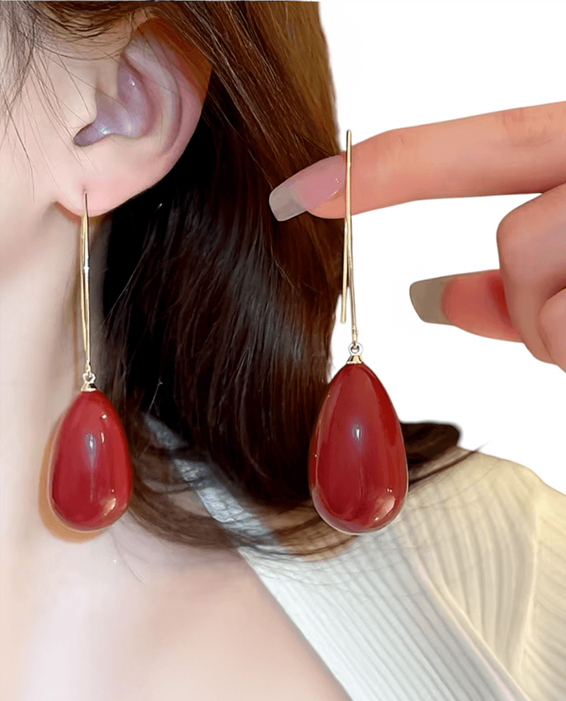 Bông Tai Móc Ruby ACC006 - Hity