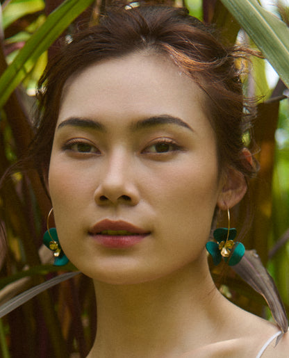 Bông Tai Tròn Hoa ACC223