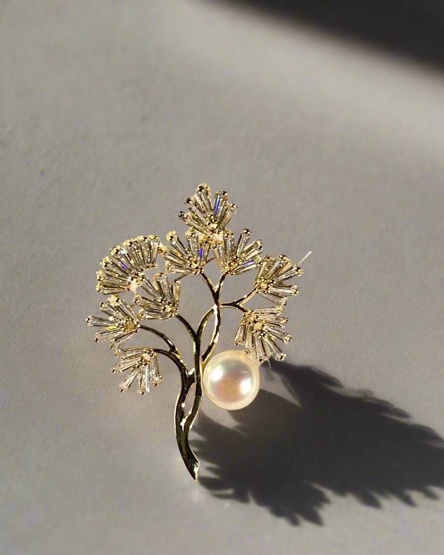 Cài Áo Ngọc Trai Baroque Cây Đời - Hity