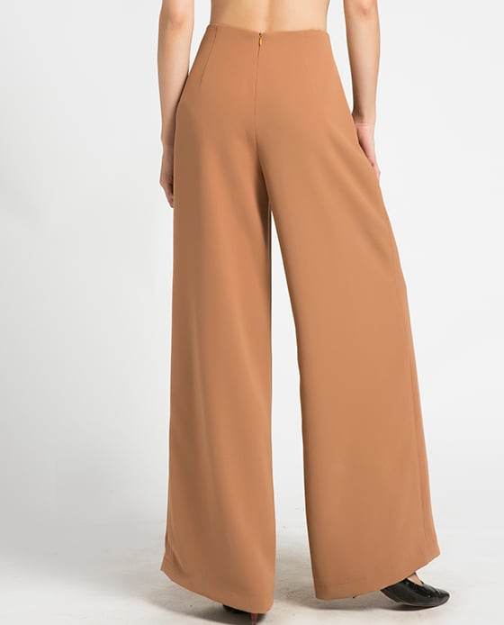 Quần Ống Rộng Palazzo Latte PAN030 - Hity