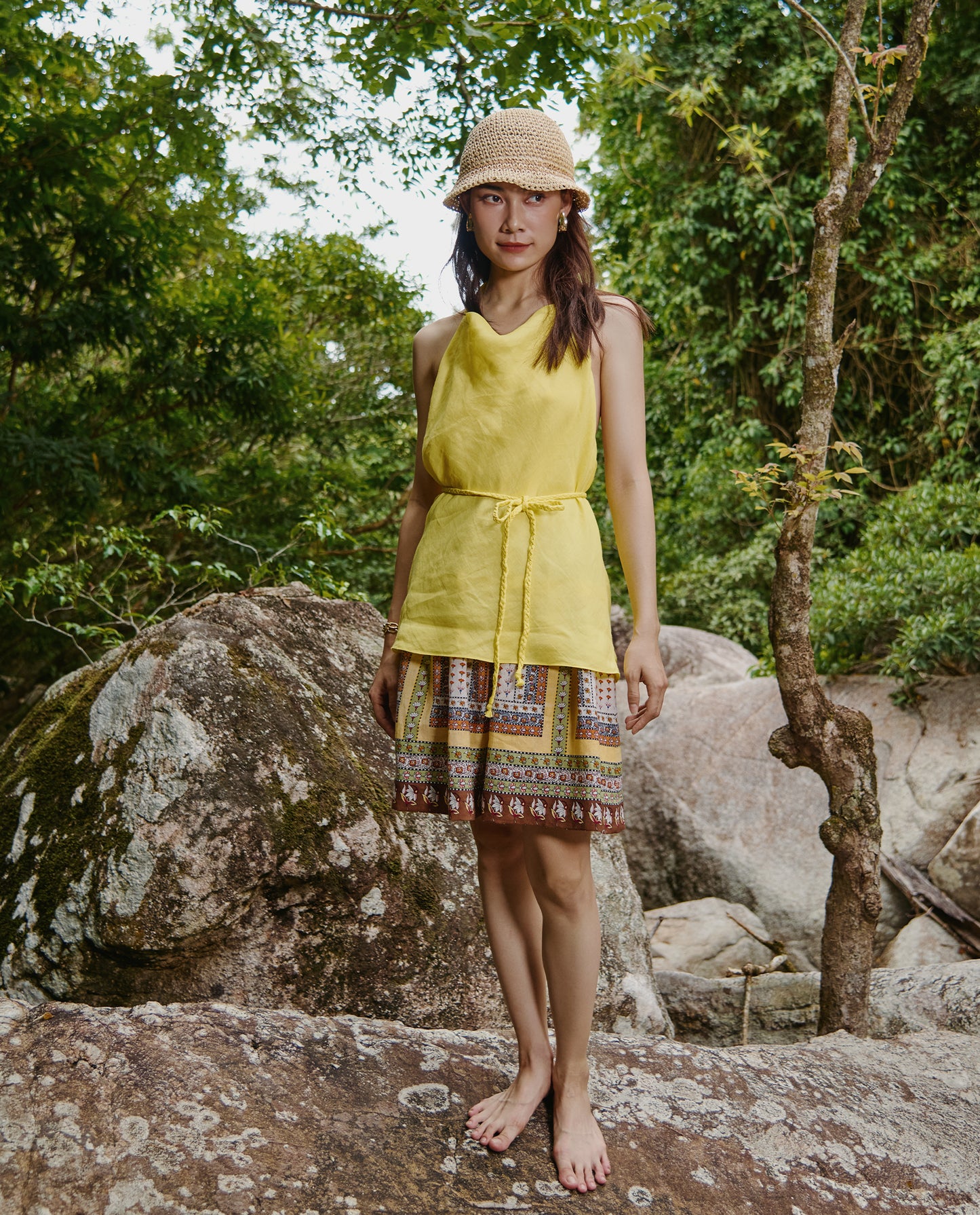 Váy Mini Linen Bohemian SKI053