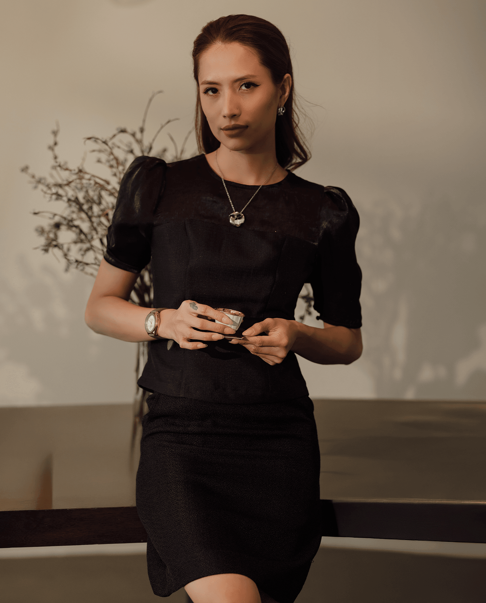 Váy Mini Tweed Thái Hoà SKI041 - Hity