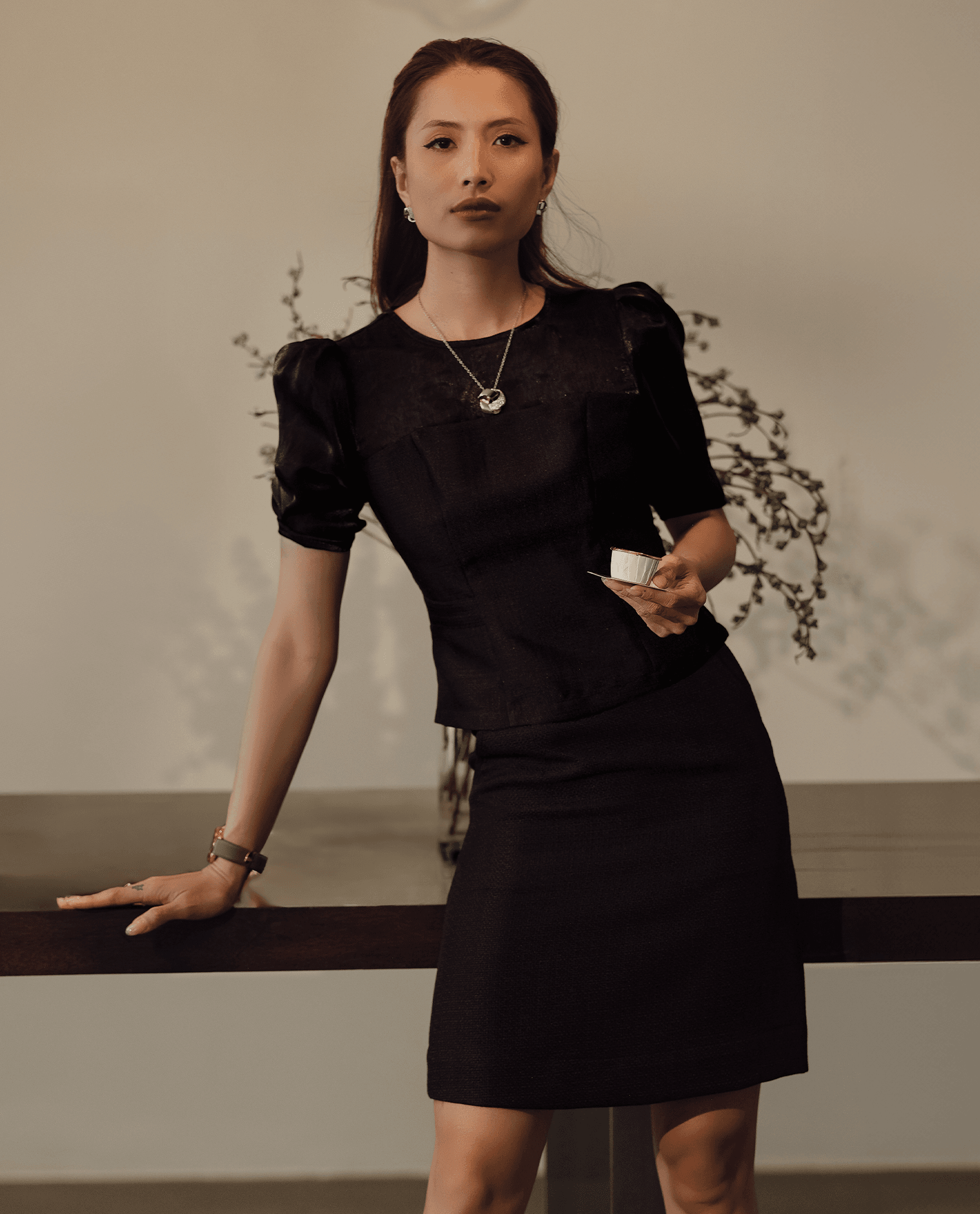 Váy Mini Tweed Thái Hoà SKI041 - Hity