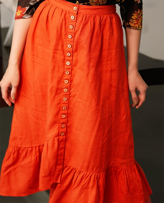 Váy Midi Linen Amsterdam SKI034