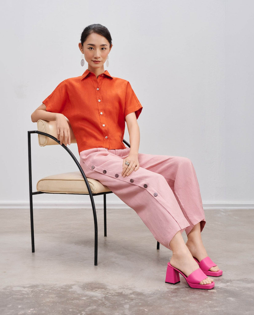 Áo Sơ Mi Linen Thổ TOP204 - Hity