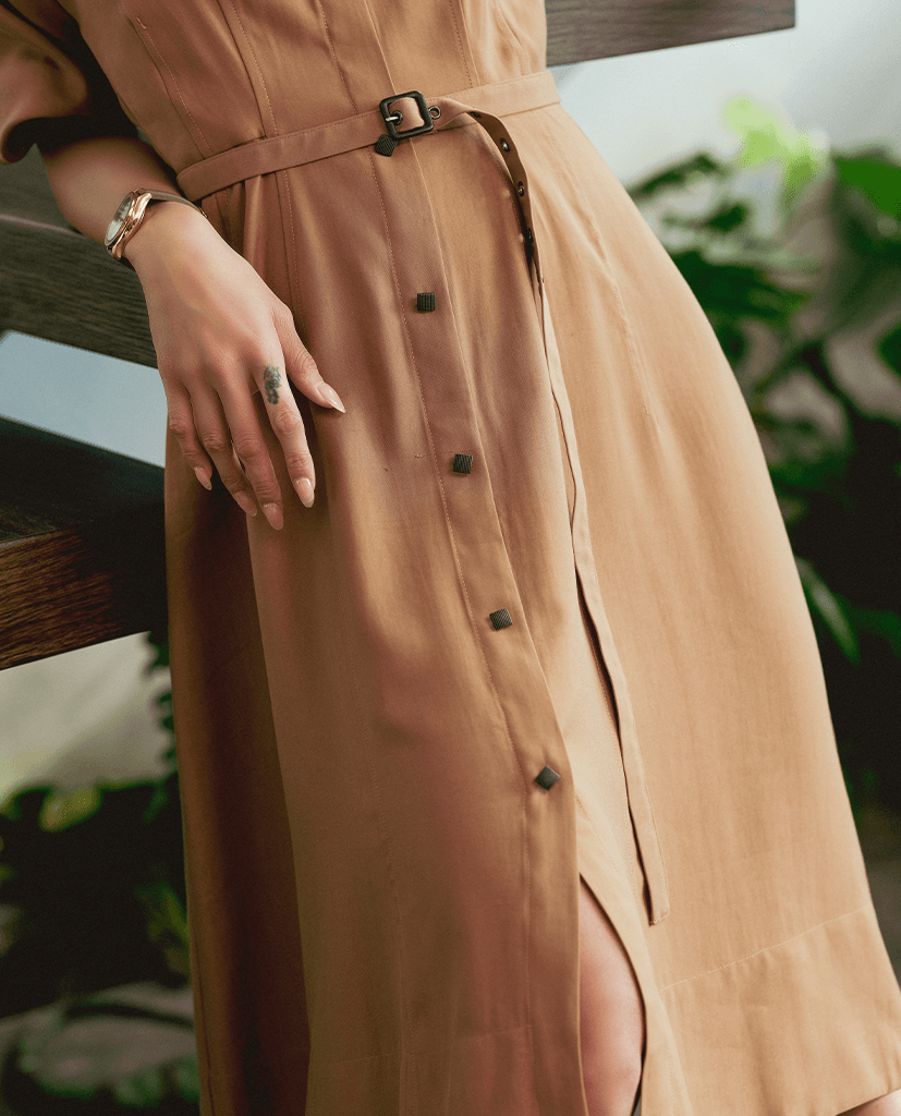 Đầm Midi Cotton An Nhiên DRE160 - Hity