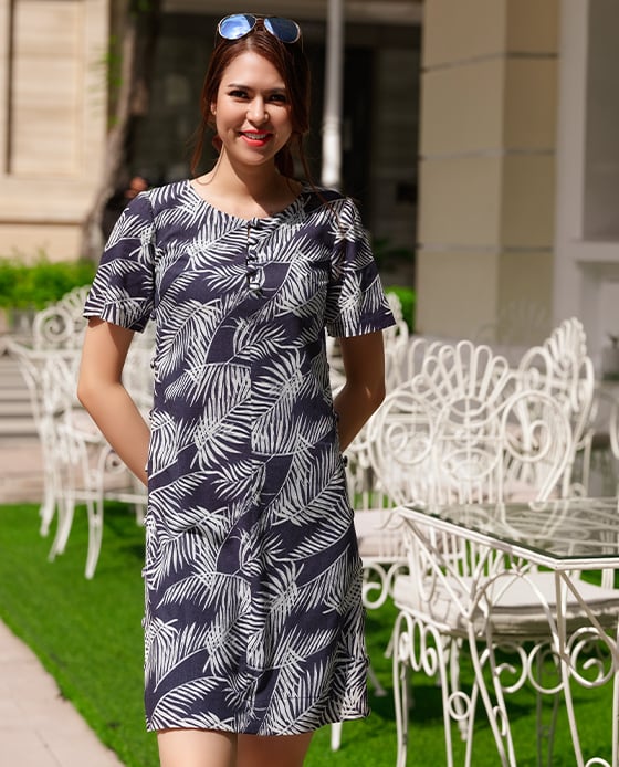 Đầm Suông Linen Palmie DRE124