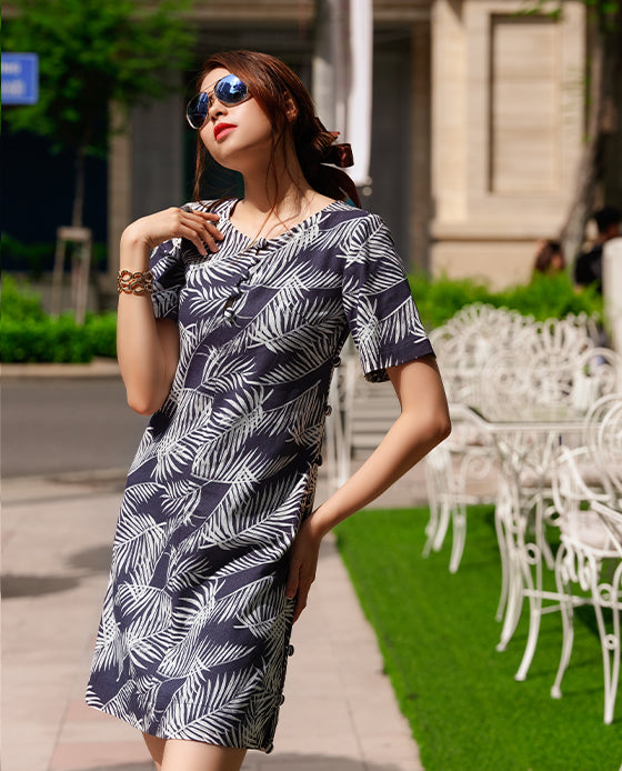 Đầm Suông Linen Palmie DRE124
