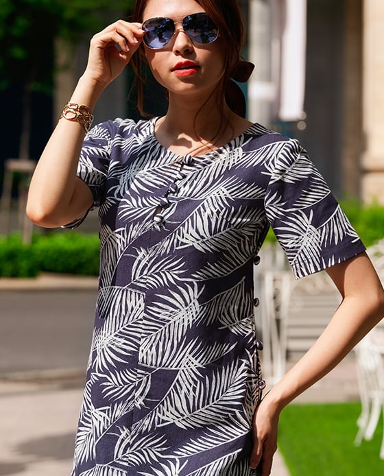 Đầm Suông Linen Palmie DRE124