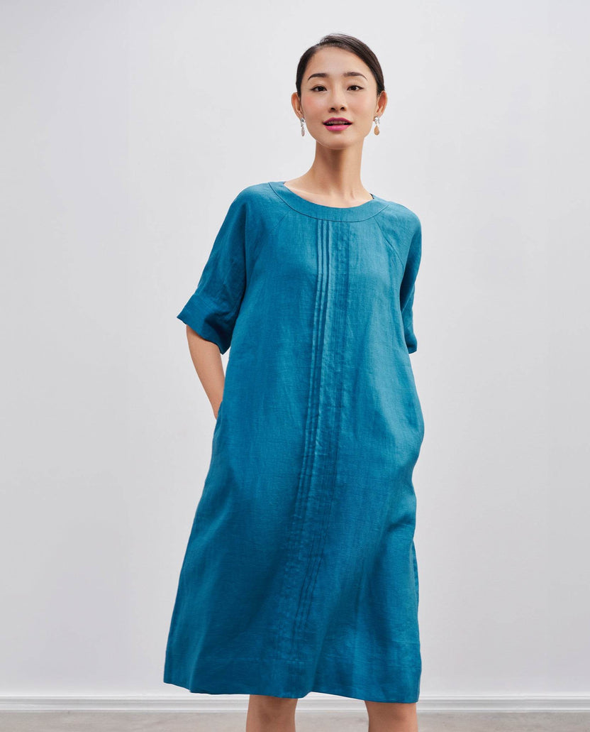 Đầm Suông Linen Khuê DRE185 - Hity