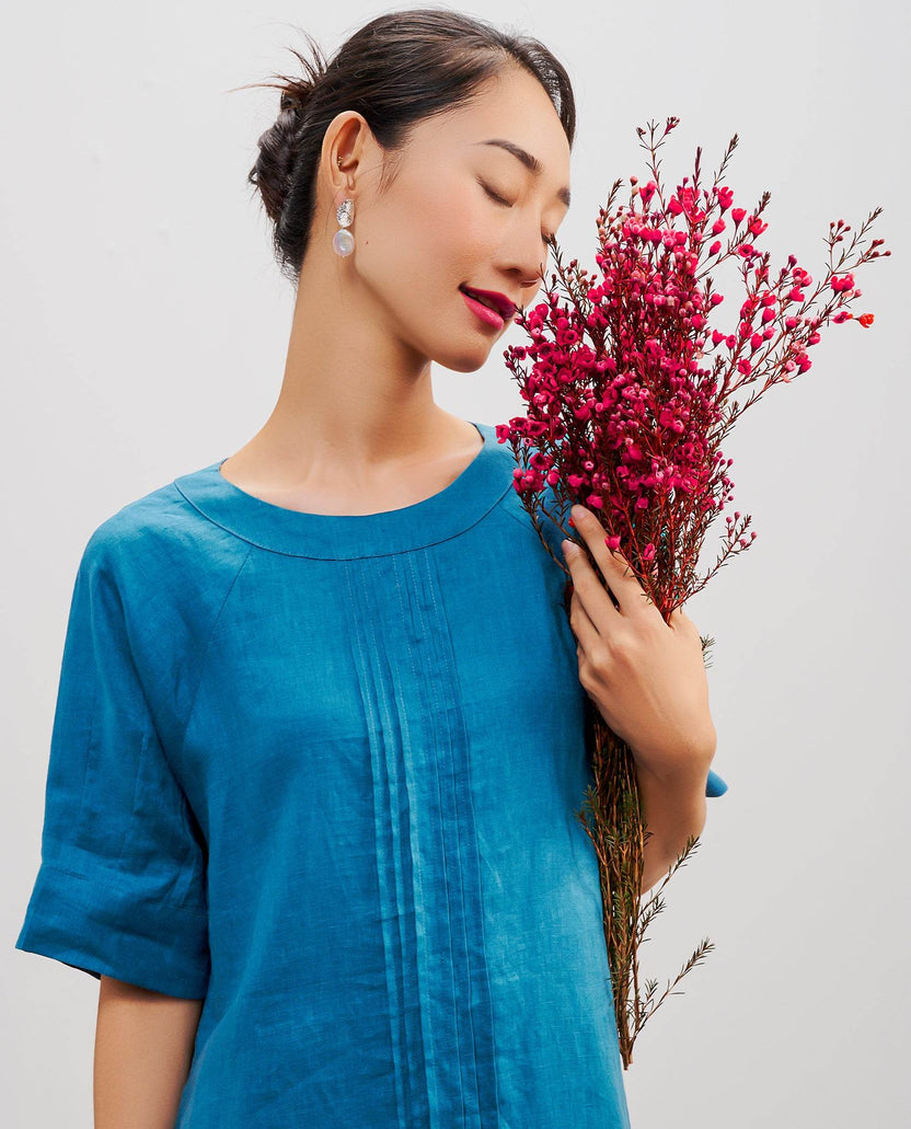 Đầm Suông Linen Khuê DRE185 - Hity