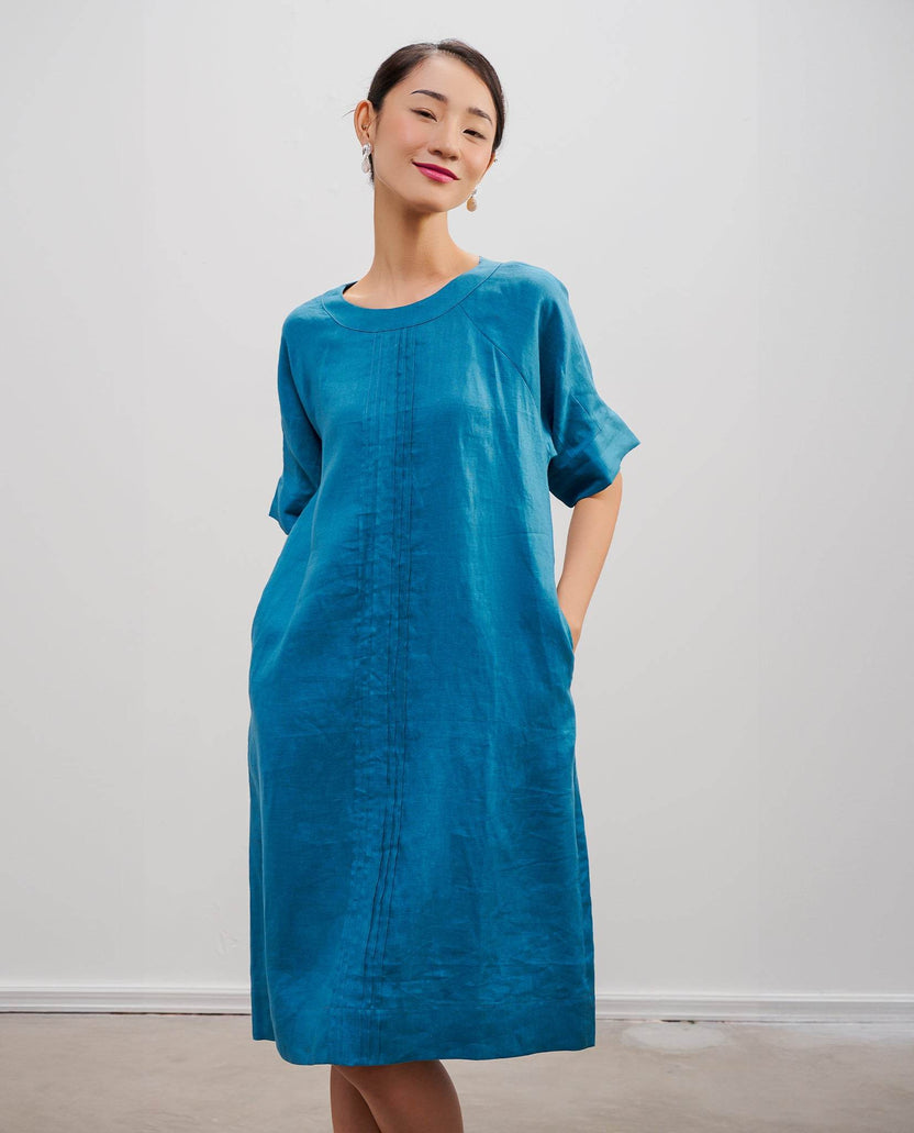 Đầm Suông Linen Khuê DRE185 - Hity