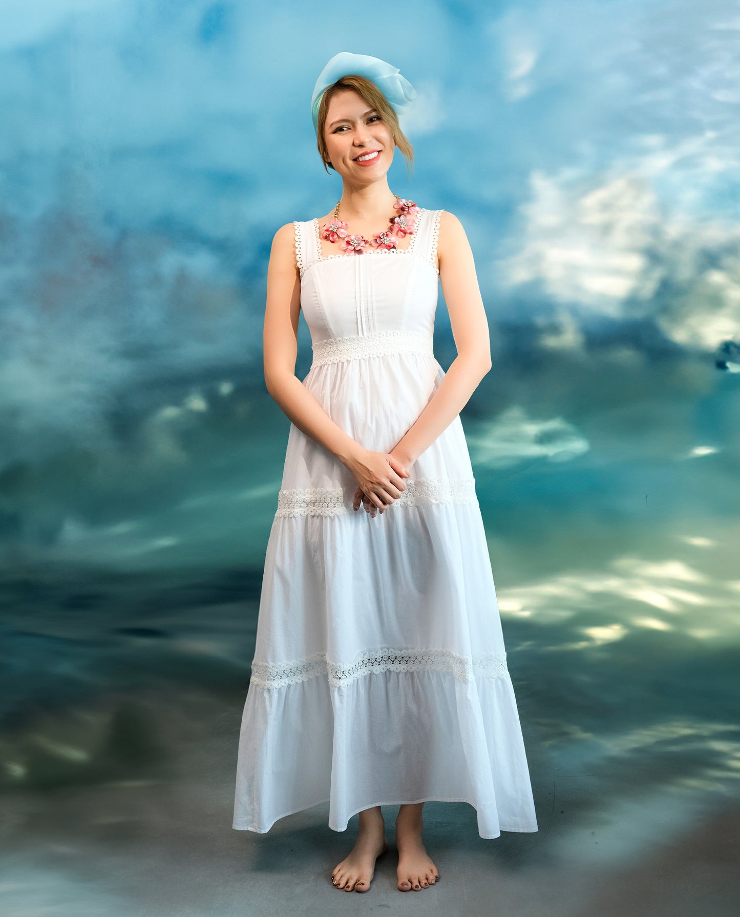 Đầm Maxi Cotton Thơ DRE092