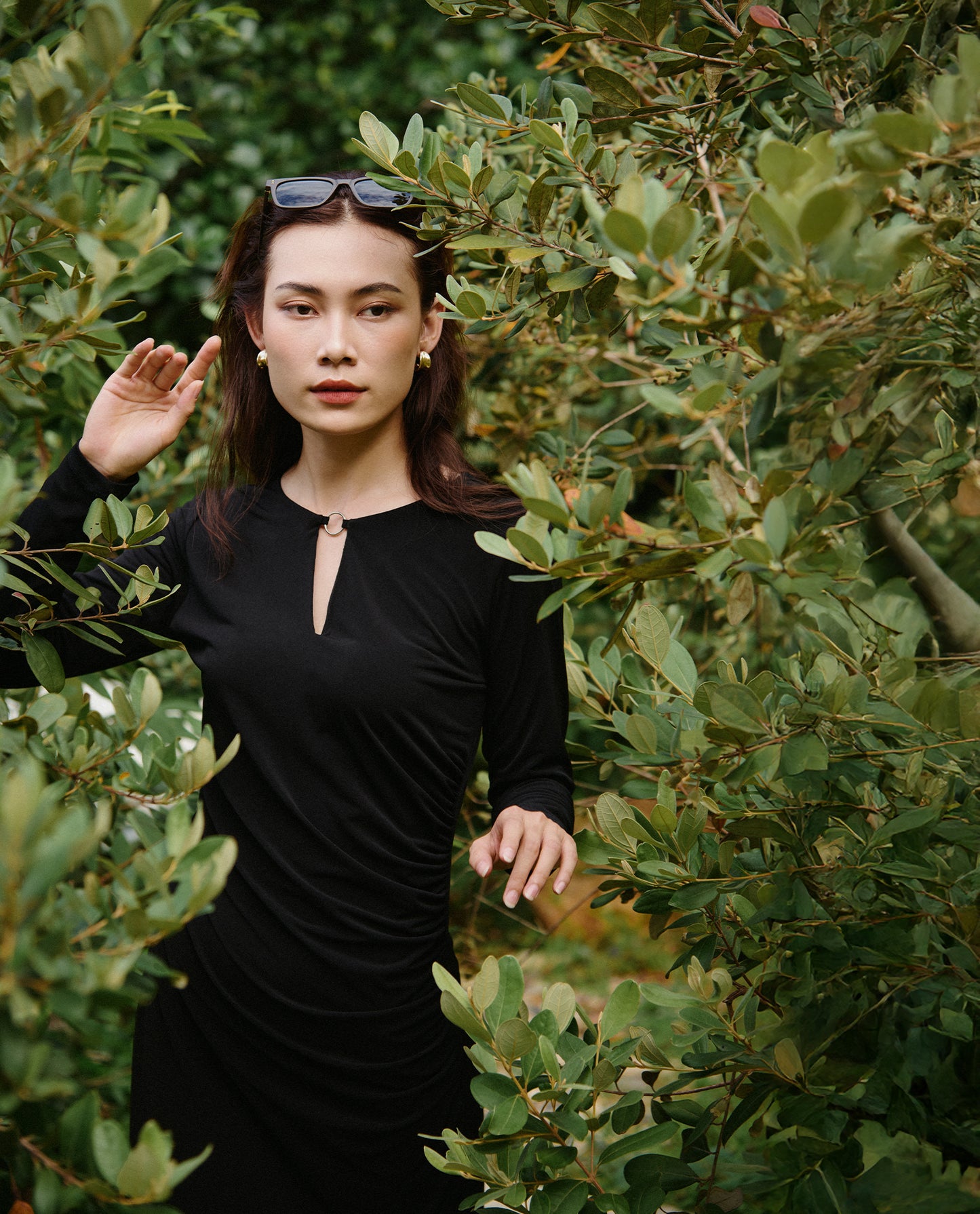 Đầm Ôm Đắp Vạt Miên DRE189