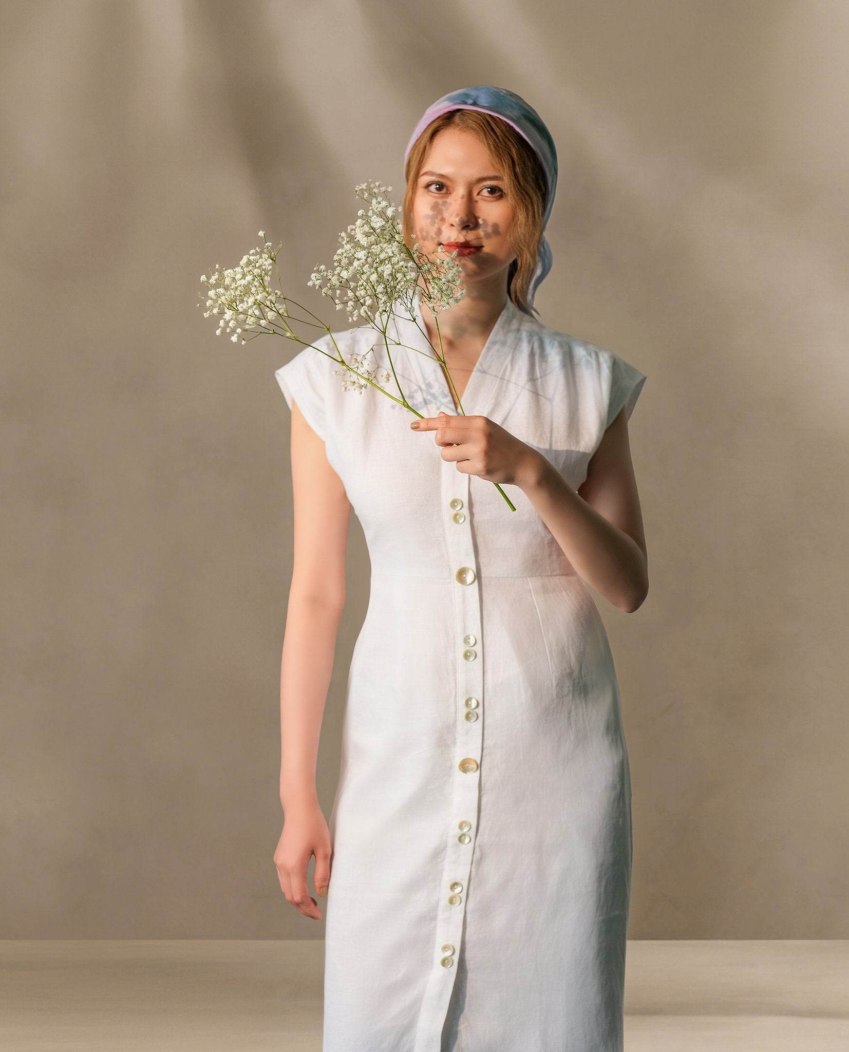 Đầm Ôm Linen Sương DRE084 - Hity