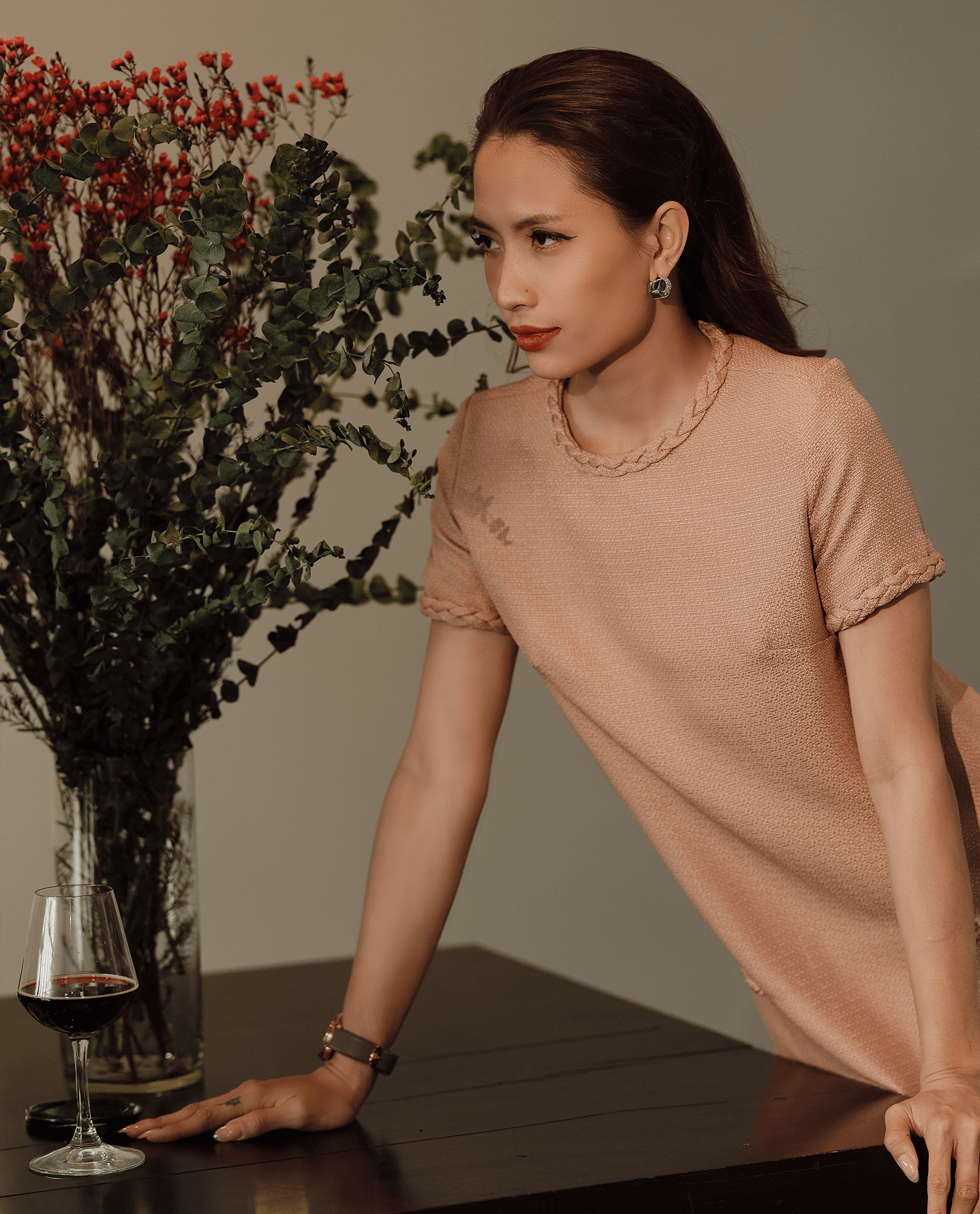 Đầm Suông Tweed Bình An DRE172 - Hity