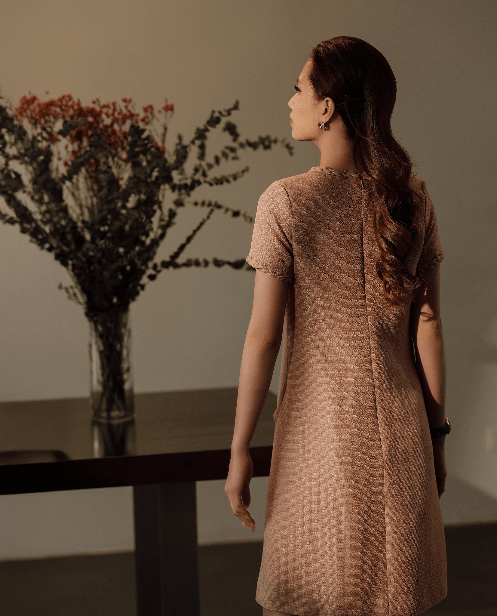 Đầm Suông Tweed Bình An DRE172 - Hity