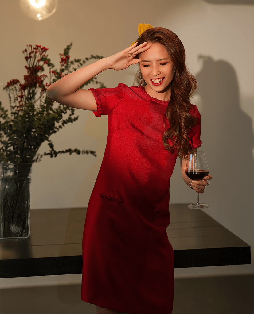 Đầm Suông Tweed Phượng Hoàng DRE172 - Hity