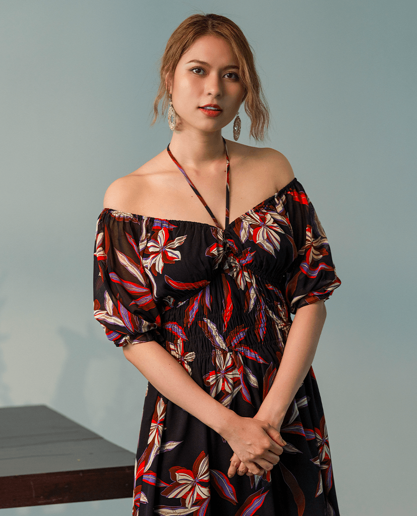 Đầm Trễ Vai Phi Điệp DRE178 - Hity