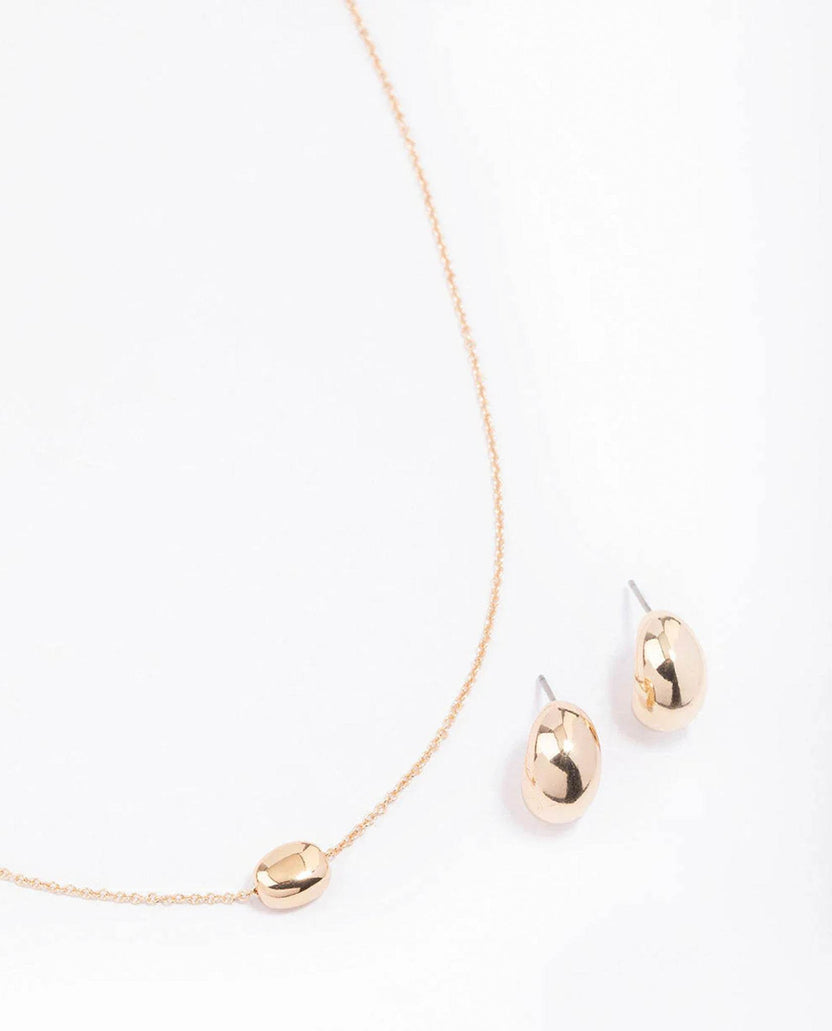 Bộ Dây Chuyền Bông Tai Nụ ACC072 - Hity